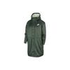Mid-Length Lamb Fleece Hooded Warm Sports Cotton Jacket Men Jacket Dark-Green BV4695-370