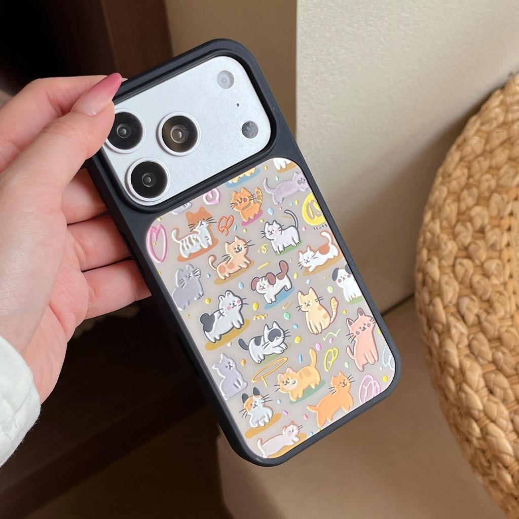 Чехол с мультяшным животным из золотой фольги для iPhone