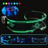 LED Glowing Glasses Flashing Light Glass Glow In the Dark Party Decoration Luminous Headband Birthday Wedding Parties Supplies