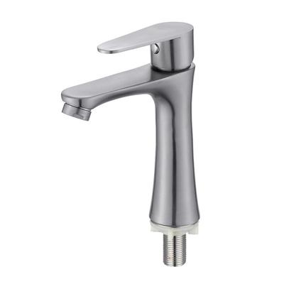 304 Нержавеющая сталь Маленький Талия Одинарный Холодный Смеситель Для Умывальника Шкафчик Для Ванной Комнаты Смеситель Для Раковины