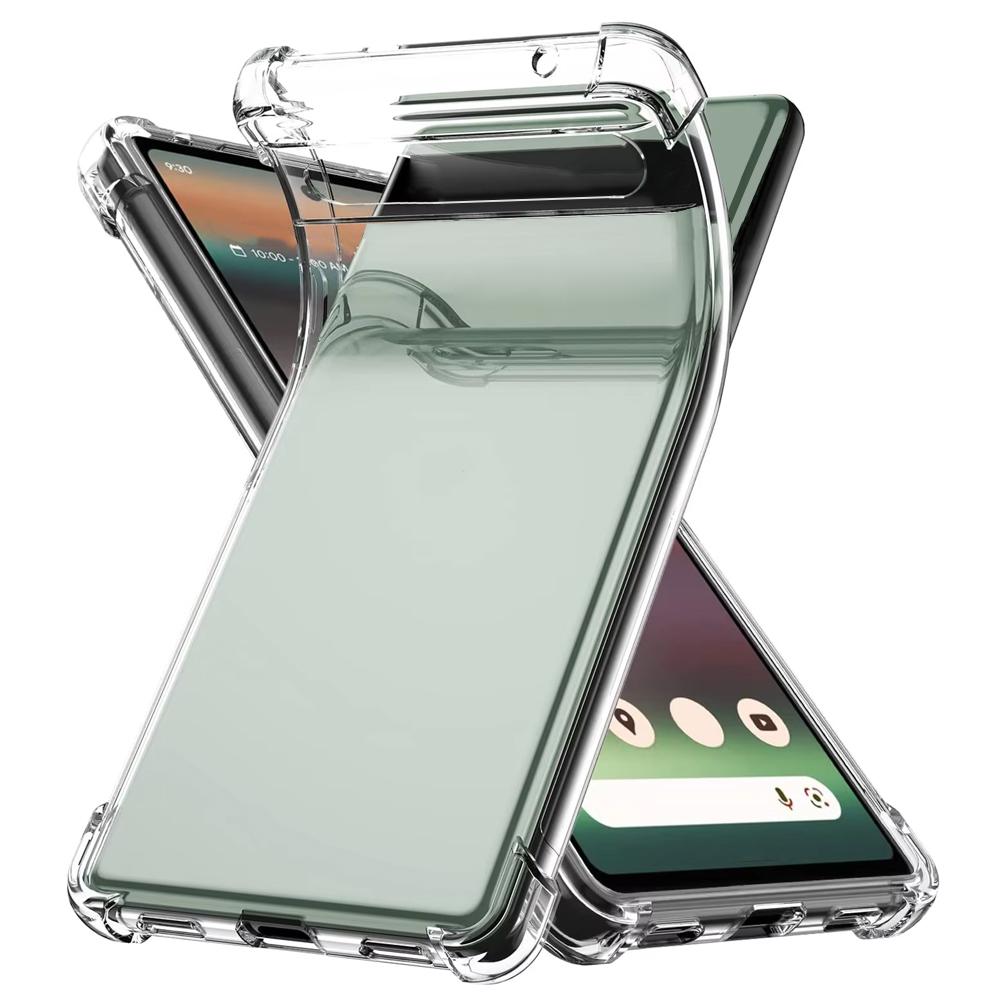 Прозрачный чехол для Google Pixel 10 Pro XL Pixel 10 9 8 7 Чехол Прозрачный Тонкий Мягкий ТПУ Защитный Funda Чехол Capa