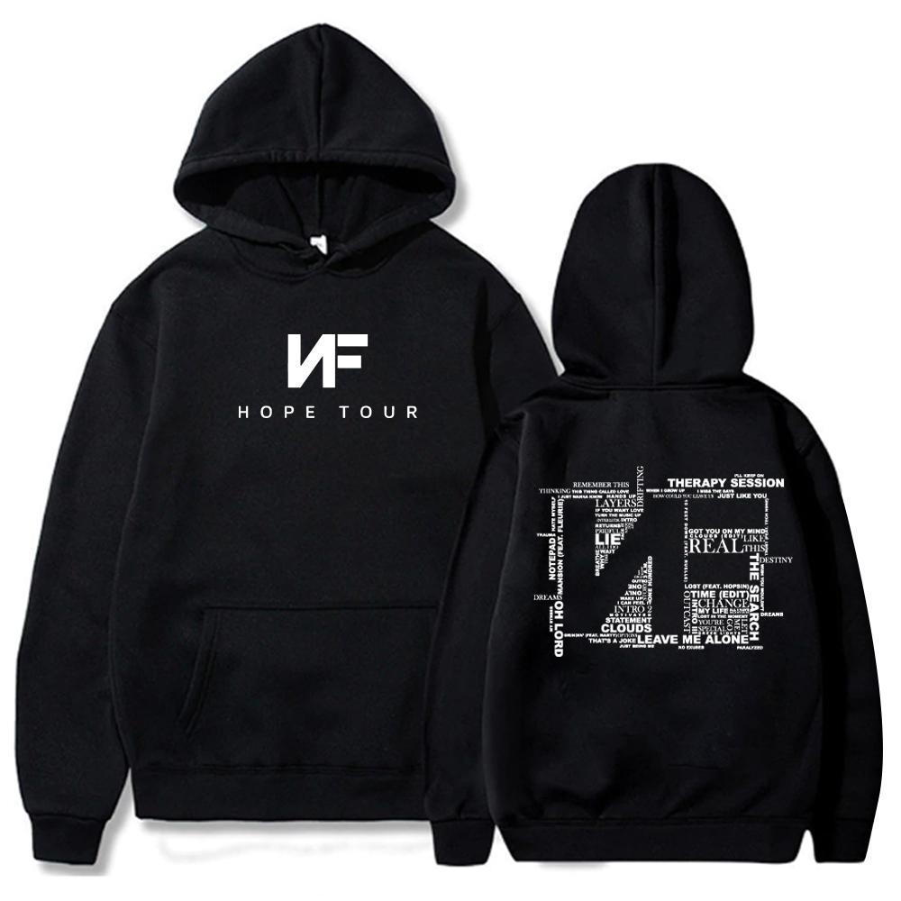 Nf Hope Tour Hoodie Nf Merch Nf Music Album Hoodie Gift for Nf Fan Pullover Tops Streetwear