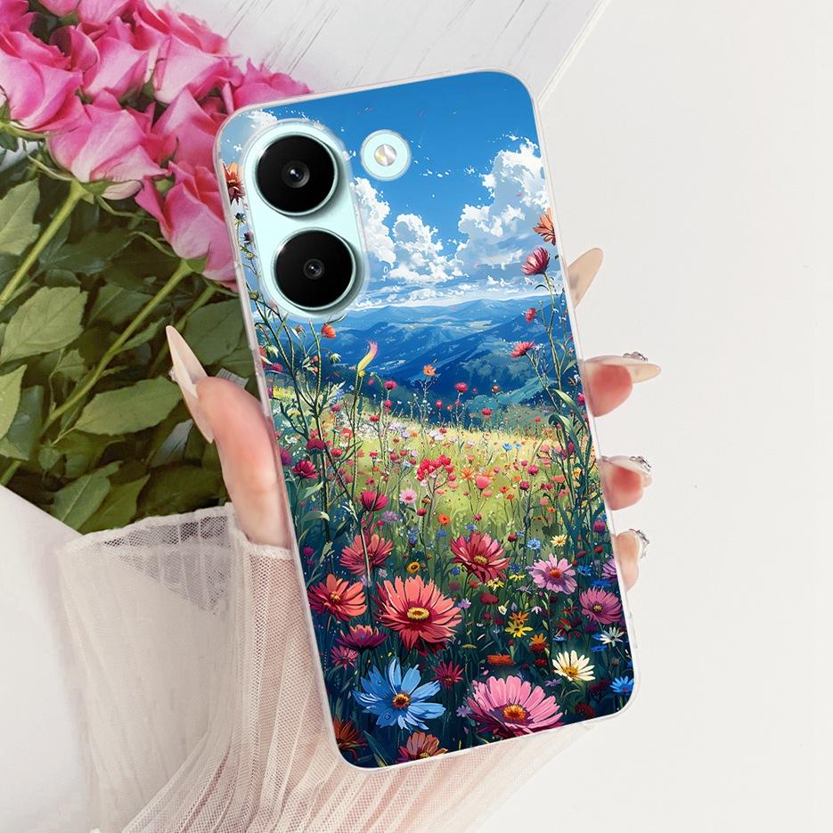 Чехол для Xiaomi Poco X8 Pro 5G Милый Чехол с Рисунком Сердечка Мягкий Тонкий Чехол для Телефона Для Xiaomi Poco X8 Pro Max PocoX8 Pro 5G