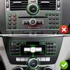 Jaronx Compatible with Mercedes Benz Radio Button Cover Stickers, X204/W204 Radio ON Volume Button Sticker Cover for Mercedes B W246/C W204/ E W212/