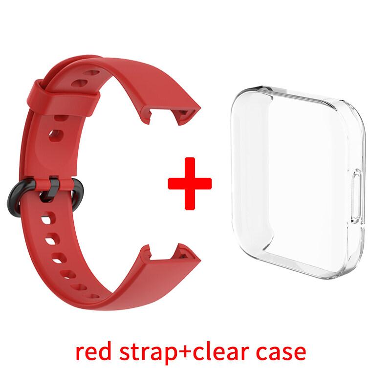 Ремешок + чехол для Redmi Watch 2 Lite Smart Band, защитный чехол, силиконовый браслет-браслет для Redmi Watch2 Lite, аксессуары