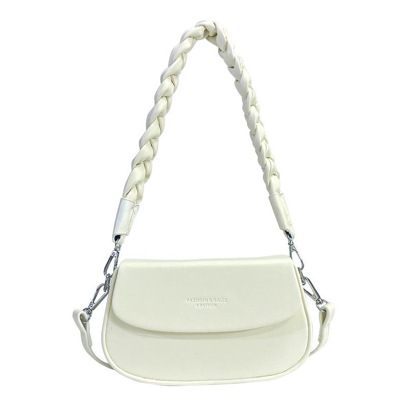 IELGY Женская седельная сумка, простая, модная и модная квадратная сумка на одно плечо в иностранном стиле с диагональным пролетом.