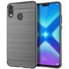 Матовый силиконовый чехол для Honor 8X, ТПУ, противоударный, из углеродного волокна, мягкая задняя крышка для Honor 8x, противоударный матовый чехол для Huawei