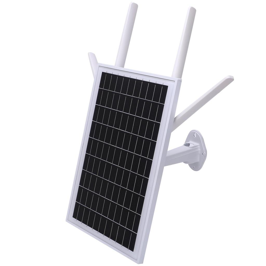 Солнечный 4G LTE модем-роутер IP66 Водонепроницаемый Беспроводной уличный WiFi роутер с солнечной панелью 15 Вт для безопасности автодома