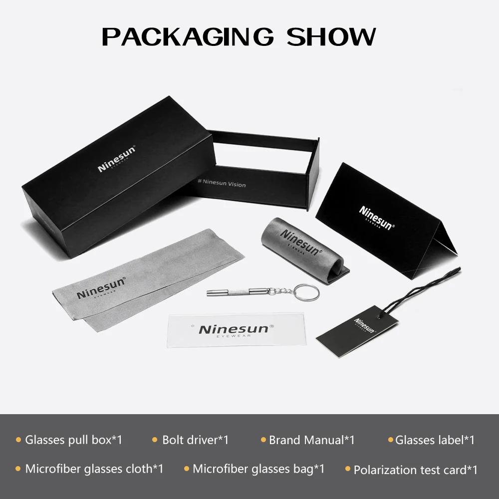 NINESUN мужские/женские классические поляризованные солнцезащитные очки для вождения квадратные очки с большой оправой UV400 повседневные очки для отдыха на открытом воздухе для спорта