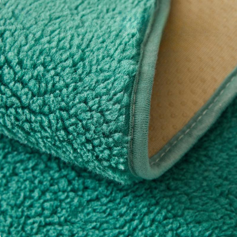 Зимняя плюшевая утолщенная плюшевая подушка для сиденья из ягненка, противоскользящая и эстетичная коврик для дивана, простой и роскошный чехол для дивана, тканевое полотенце