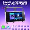 2 DIN Android Carplay автомобильное радио для Toyota Land Cruiser Prado 150 2017-2019 мультимедийный проигрыватель головное устройство стерео GPS навигация BT WIFI 2+32 ГБ