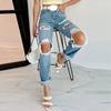 Baggy Jeans Pants For Womens Y2k Streetwear Hole High Waist Straight Leg Denim Trousers Fashion Vintage Casual Pants 25665