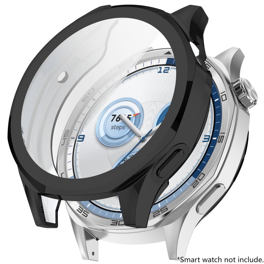 Защитный чехол-пленка из закаленного стекла для Huawei Watch GT 5 46 мм Жесткий защитный бампер из поликарбоната для Huawei GT5 46 Аксессуары