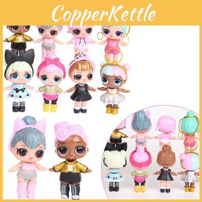Очаровательные 8 шт. куклы-фигурки Lol Surprise Игрушки, идеально подходящие для детских украшений на день рождения