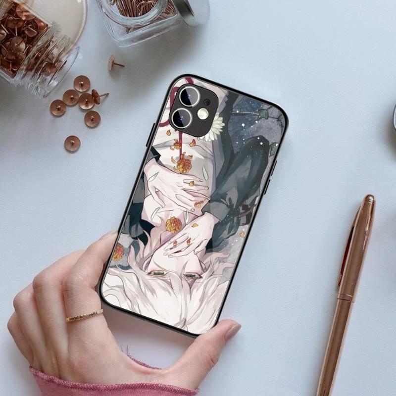 Чехол для телефона Broken Projectile для iPhone 14 13 12 11 XS X 8 7 6 Plus Mini Pro Max SE 2022 Black PC TPU Glass Phone Cover