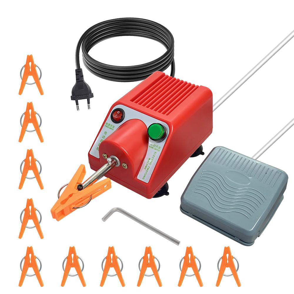 220 В/110 В электрическая крутильная машина с регулируемой скоростью, крутильная машина с экранированным проводом и ножным переключателем