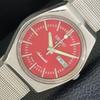 VINTAGE JAPAN SEIKO 5 AUTOMATIC 6309A MENS RED COLOR DIAL WATCH A500842-5 R154-a500842