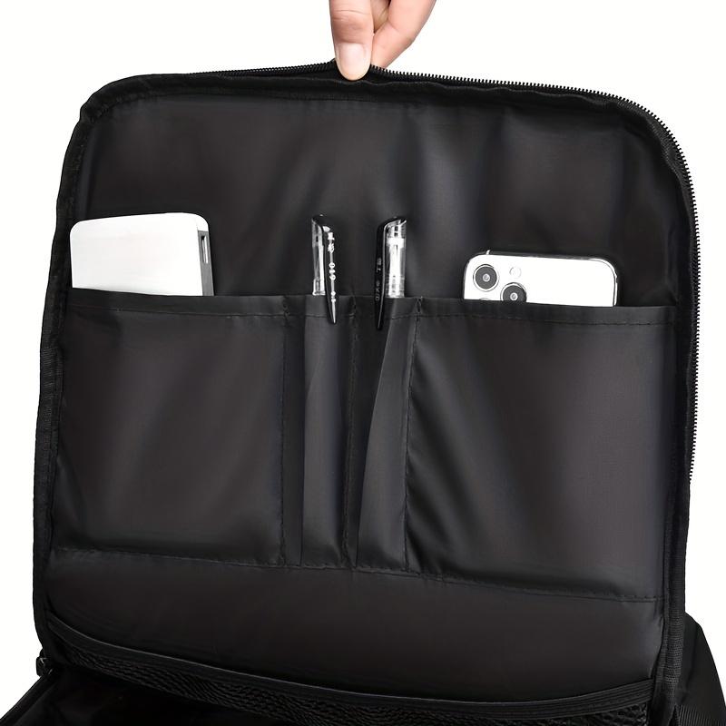 WEIXIER Men's Expandable Large Capacity Business Travel Luggage Bag 15.6-inch Laptop Bag With USB Charging Port Men's Backpack Student Bag