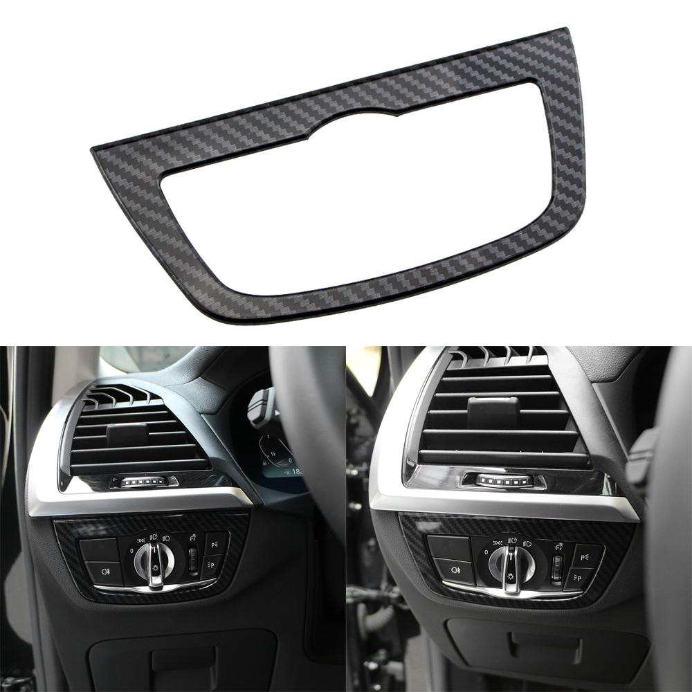 Car Headlight Head Light Switch Knob Button Panel Cover for BMW X3 G01 X4 G02 2018 - 2025 Trim Sticker  Interior Accessories