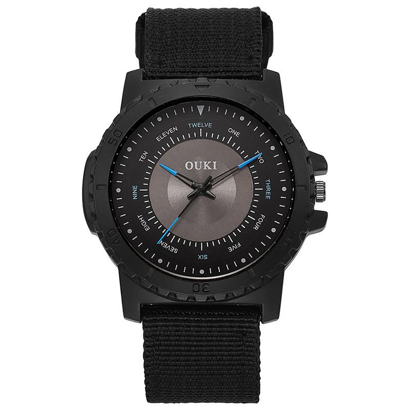 Модные мужские нейлоновые часы Роскошные кварцевые наручные часы Деловые часы для мужчин Часы Лучший подарок Часы