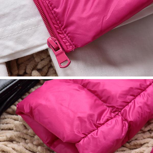 S/7XL Plus Size Lightweight Down Jacket Thin Down Jacket Women Autumn Winter Slim Short Warm White Duck Down Coat