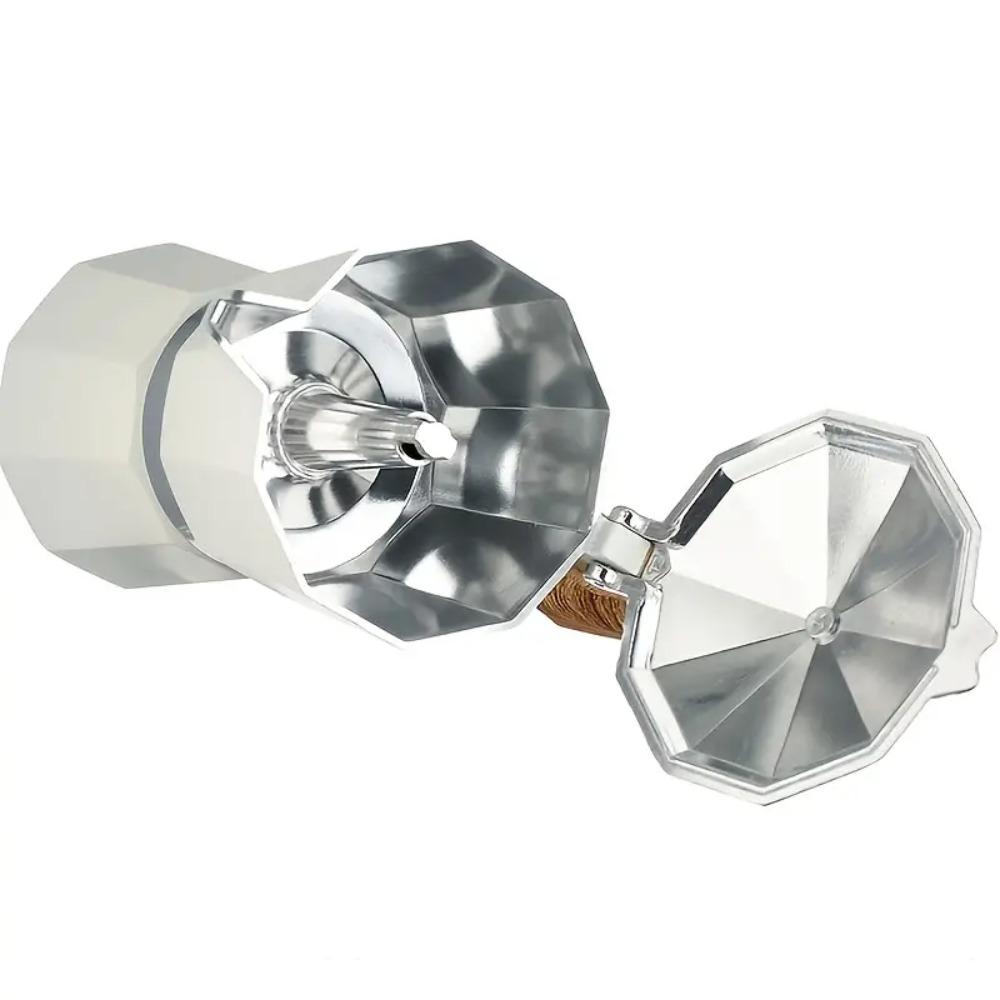 150ml/300ml Espresso Maker Pot Wood Pattern Handle Coffee Percolator Aluminum Moka Pot  Home