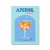 Коктейль Aperol, шампанское, напиток, красочный бар, настенная живопись на холсте, постеры на скандинавскую тему и печать