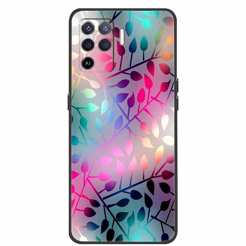 Для чехла OPPO Reno5 Lite Чехол Ударопрочный Мягкий силикон ТПУ Задняя крышка Для телефона Oppo Reno 5Z 5 Lite Чехол 5Lite CPH2205 Fundas