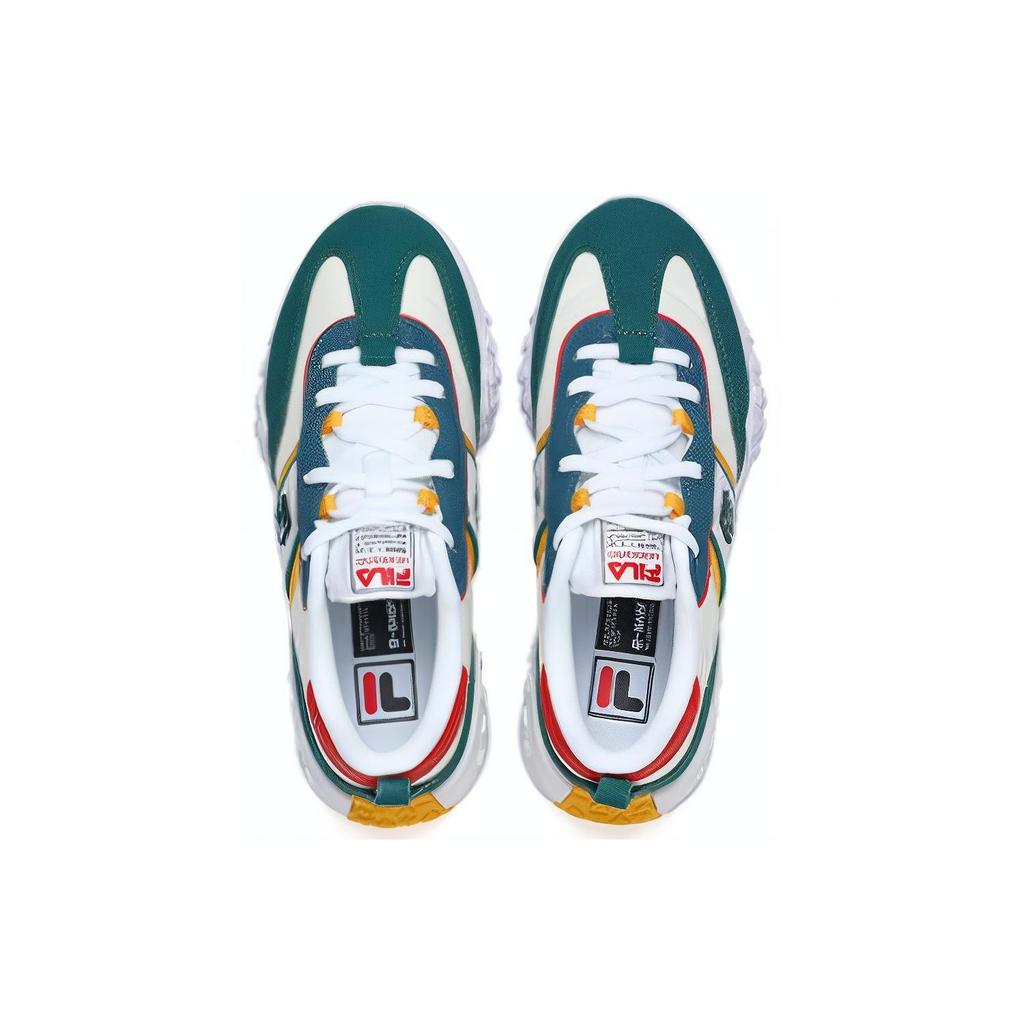 Fila Кирпичные Ретро Спортивные Низкие Кроссовки для Повседневной Носки Женские кроссовки Белый Зеленый F12W211119FSB