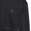 adidas Спортивная толстовка с карманом и сплошным логотипом, спортивная повседневная толстовка с круглым вырезом, мужская толстовка черного цвета IM9065
