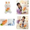 Adorable White Rabbit Plush Doll Soft And Huggable Great For Kids