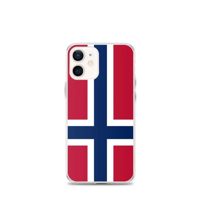 Coque Télephone Drapeau Svalbard Et De Jan Mayen Officiel - iPhone 12 Mini