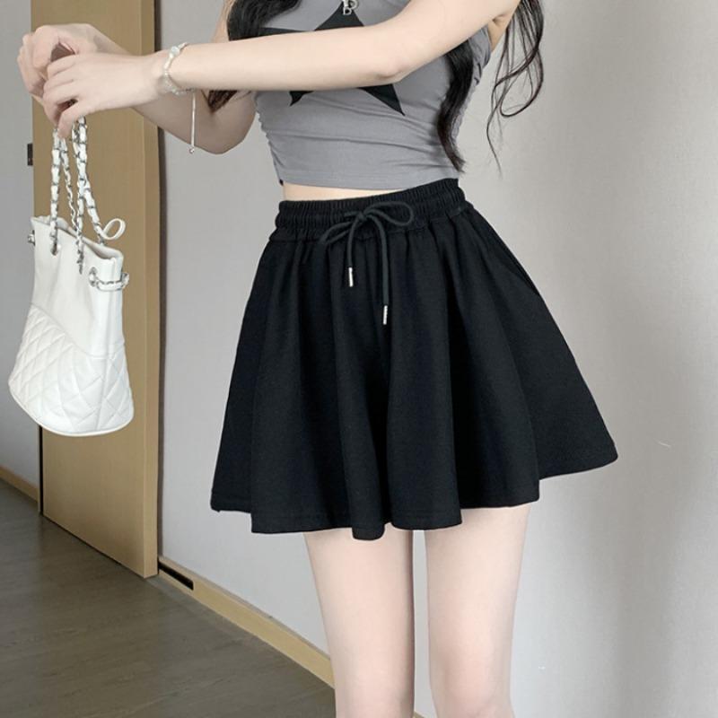 Sweatpants Women's Shorts Baggy Slim Casual All-in-one High-waisted Wide-leg Pants A-line Hot Pants Three-quarter Pants