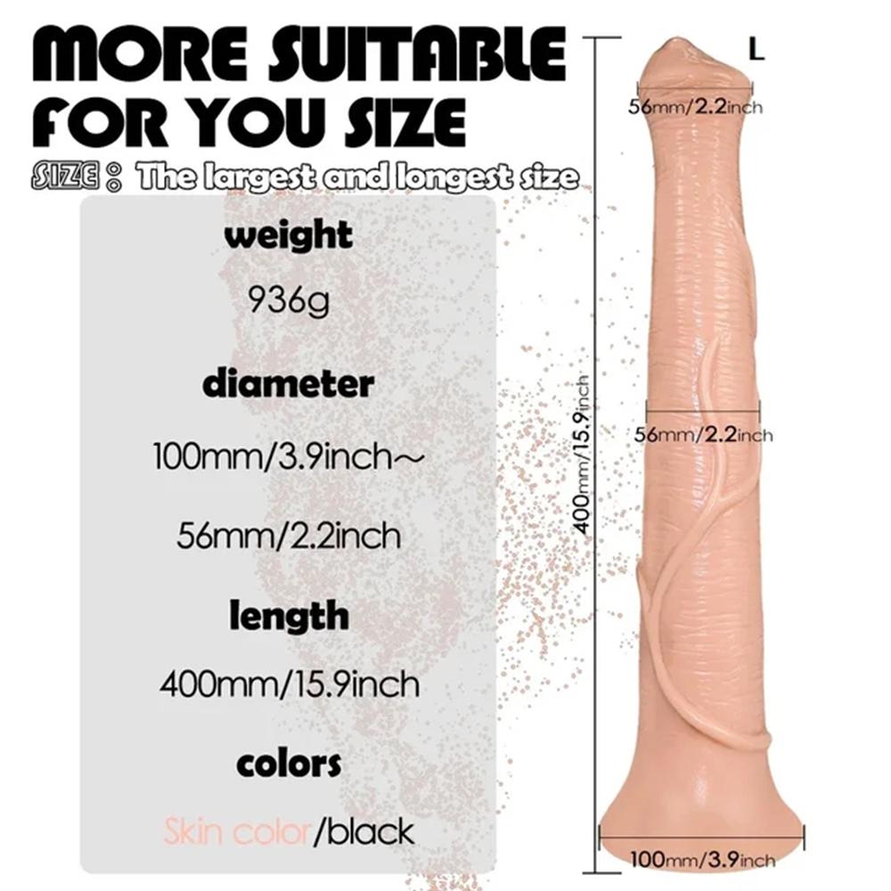 Гигантский реалистичный силиконовый фаллоимитатор в форме лошадиного члена, большой искусственный пенис, анальный фаллоимитатор, Анальная пробка, точка G, влагалище, стимуляция простаты, SM, оргазм, секс-игрушка для женщин