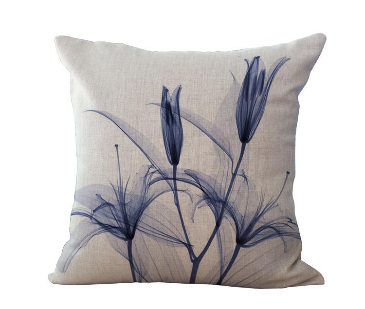 Красочные Растительные Подушки Цветы Наволочка для Дивана Гостиная Декоративная Подушка Постельное Белье