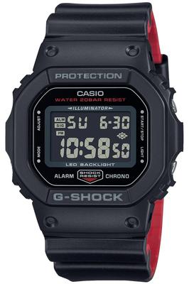 Мужские часы Casio Черный x Красный G-Shock DW-5600UHR-1JF,