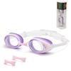 ESAVIA Swimming Prescription Lenses for Kids Ages UV Antibacterial Case for Girls and Elementary and Junior High School Students Goggles, 4-14,
