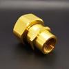 DN15 DN20 DN25  1/2" 3/4" 1" BSP Наружная Внутренняя Муфта-Переходник Угольник Латунный Сантехнический Фитинг Соединитель Дом Сад Вода