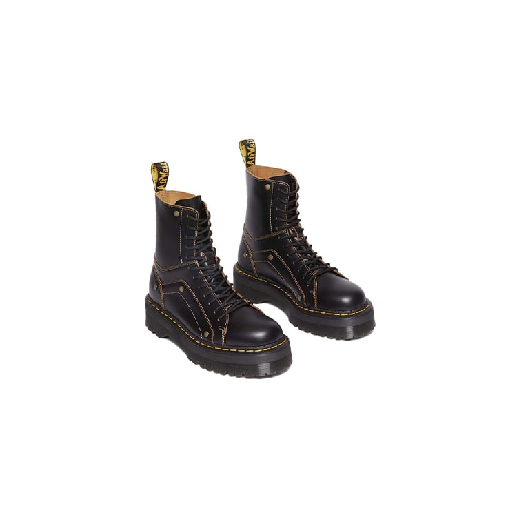 Доктор. Ботинки на платформе Dr. Martens Jadon Decon Smooth Leather 'Black' Женские 31211001