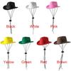 Fashion Dog Costume Top Hat Pet Supplies Pet Hat Cowboy Hat Headwear Dogs Caps