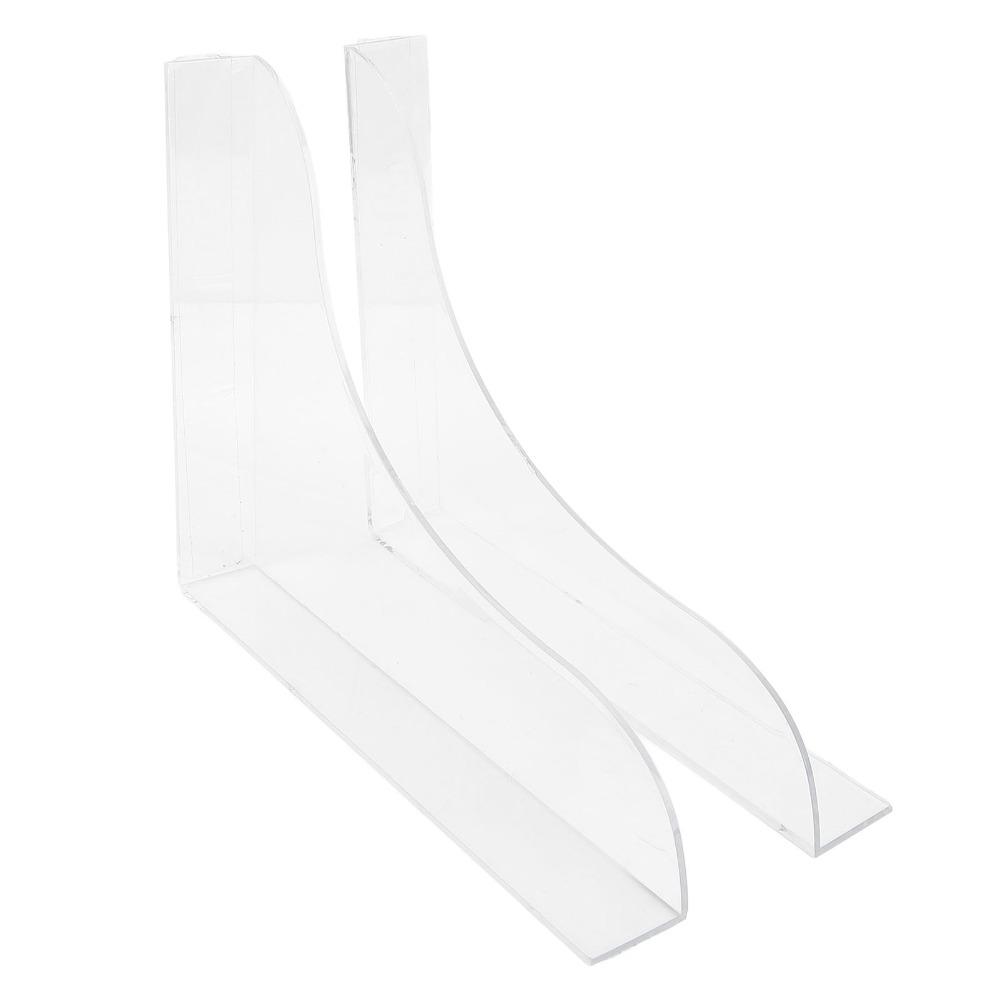 2pcs Acrylic Shower Splash Guard Clear Transparent Bathtub Water Blocker  For Bathroom Use