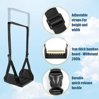 Гамак для ног в самолете с удлиненным ремнем регулировки, грузоподъемность 40 кг, переносной стол