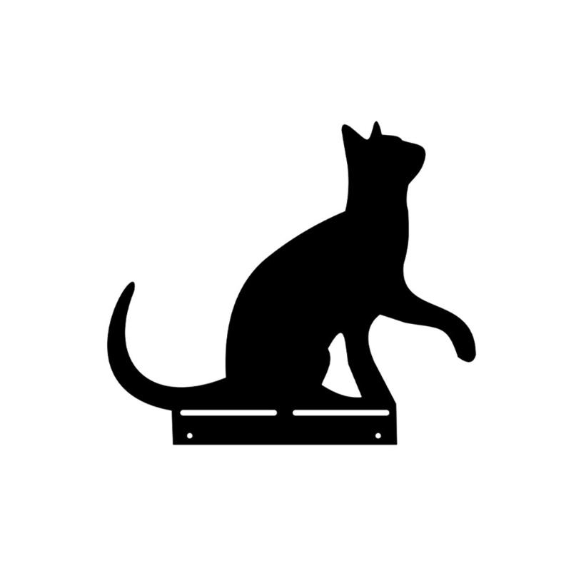 Металлические садовые украшения Металлические садовые животные Садовые колышки Садовые украшения в виде кошек Уличный садовый вкладыш для клумб Газон