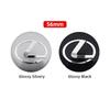3D 4pcs 56mm 60mm 65mm Car Wheel Center Hub Cap Stickers Decal For Lexus GS IS LS500h ES260 ES300h RX350h NX260 UX260  LM LC