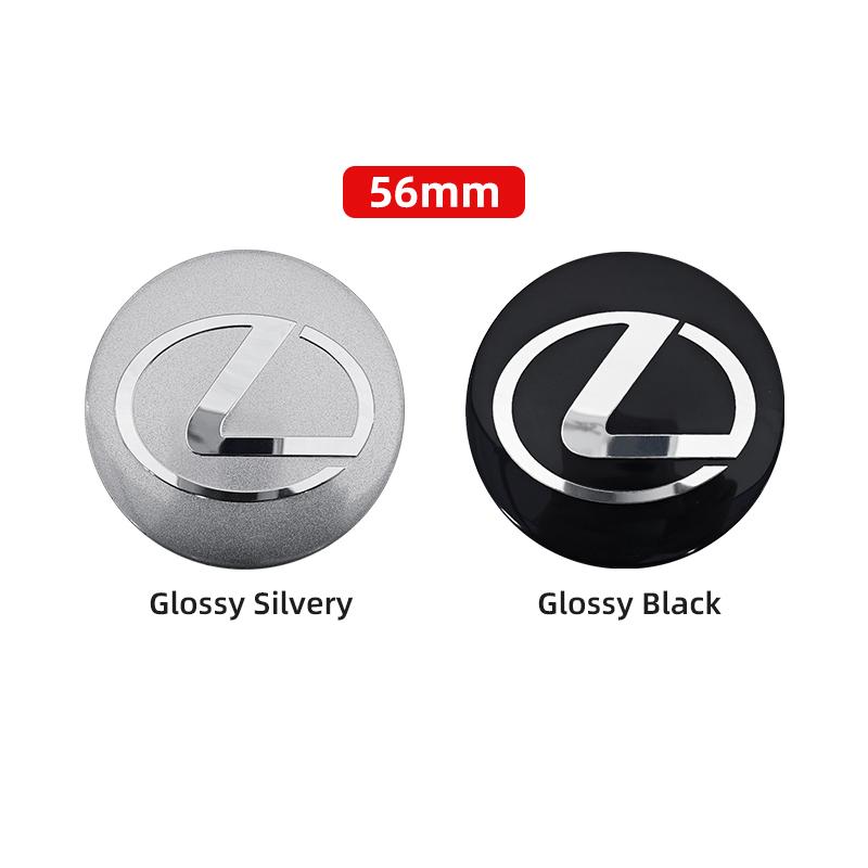 3D 4pcs 56mm 60mm 65mm Car Wheel Center Hub Cap Stickers Decal For Lexus GS IS LS500h ES260 ES300h RX350h NX260 UX260  LM LC