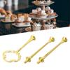 1pcs Cake Plate Stand 2 Or 3 Layers European Style Gold Detachable