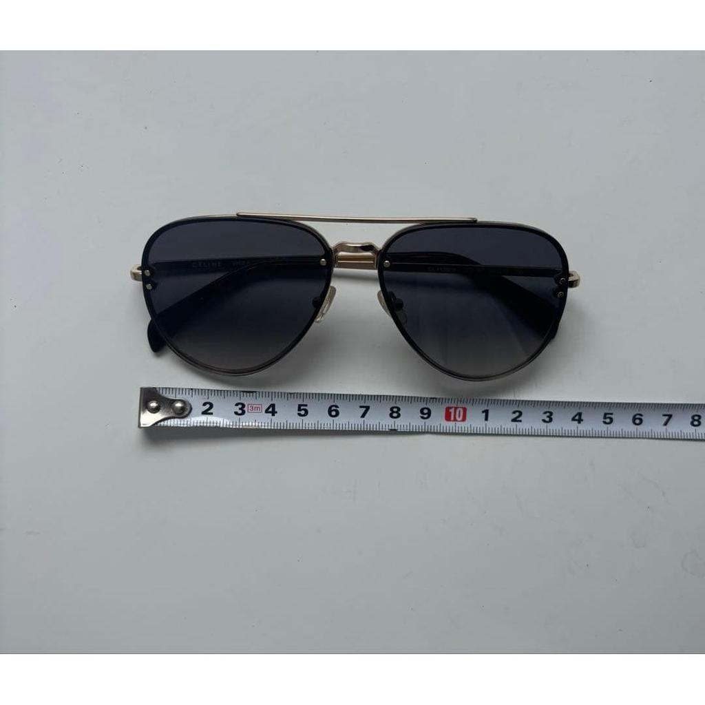 Used CELINE sunglasses aviator gold