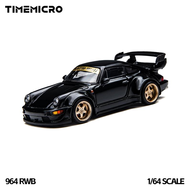 Тайммикро 1:64 Rwb 964 Белый / Черный Металлическая Модель Автомобиля