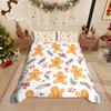 Homewish Christmas Nutcracker Duvet Cover Set,Xmas Tree for Teens Bedding Set,Happy New Year Decor