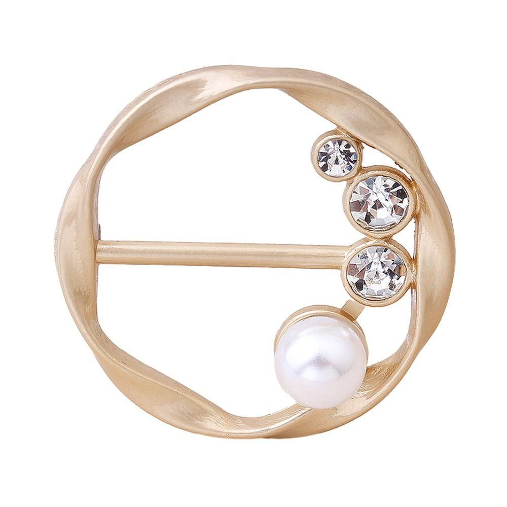 4 шт. Многофункциональная клипса-брошь для футболки, кольцо для шарфа, пряжка для шали, пряжка для шарфа, пряжка для талии